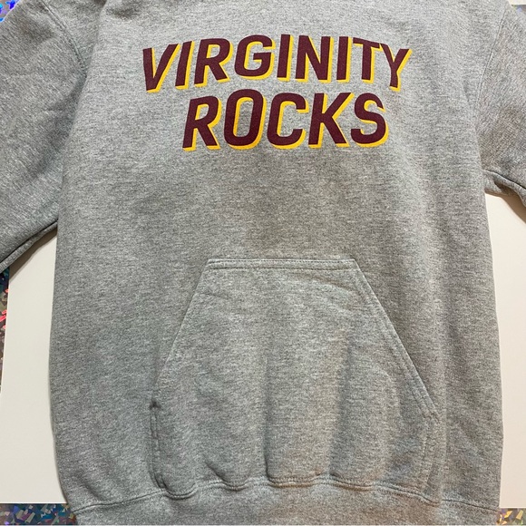✨SOLD✨Virginity Rocks Gray Hoodie - Picture 2 of 6